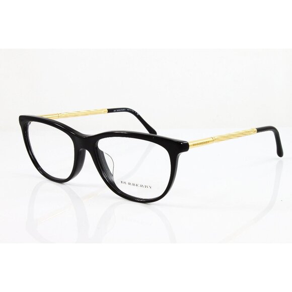 Burberry Women's Eyeglasses Optical BE2189F 3001 Black Gold 54mm NEW! - Picture 1 of 3